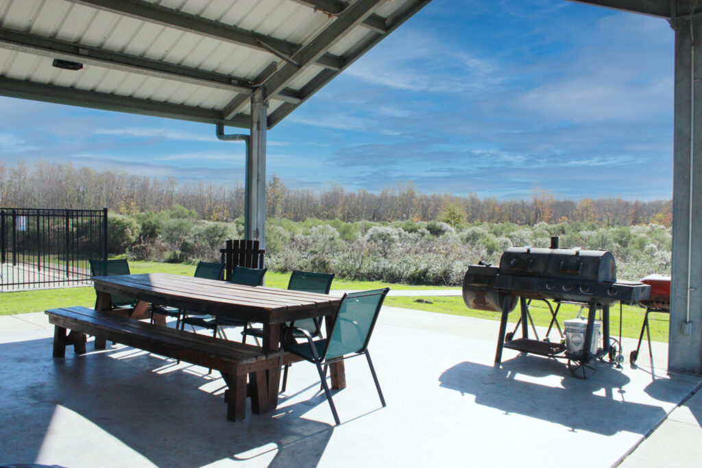 Image of the pavilion at Port Arthur RV Park