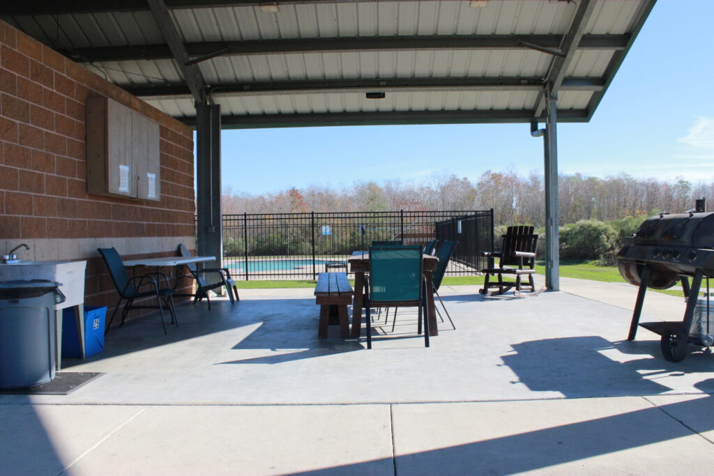 Image of the pavilion at Port Arthur RV Park