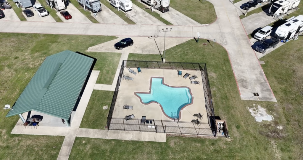 Image of the pool at Port Arthur RV Park